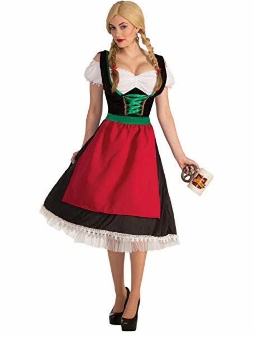 Forum Oktoberfest German Beer Garden Fraulein Costume NEW